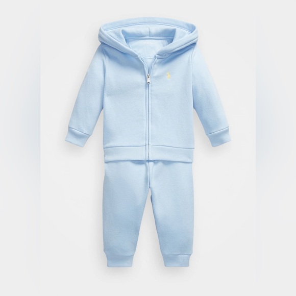 Ralph Lauren Other - Ralph Lauren Sky Blue Kids Hoodie and Pants Set